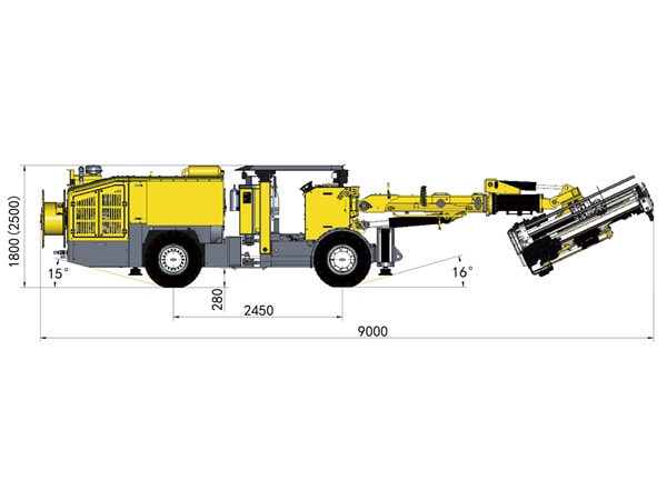 Jumbo de Atirantamento Hidráulico  HT92-D